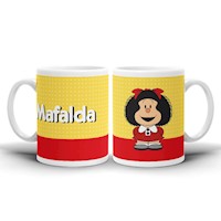 Taza Mafalda de 15 onzas cerámica